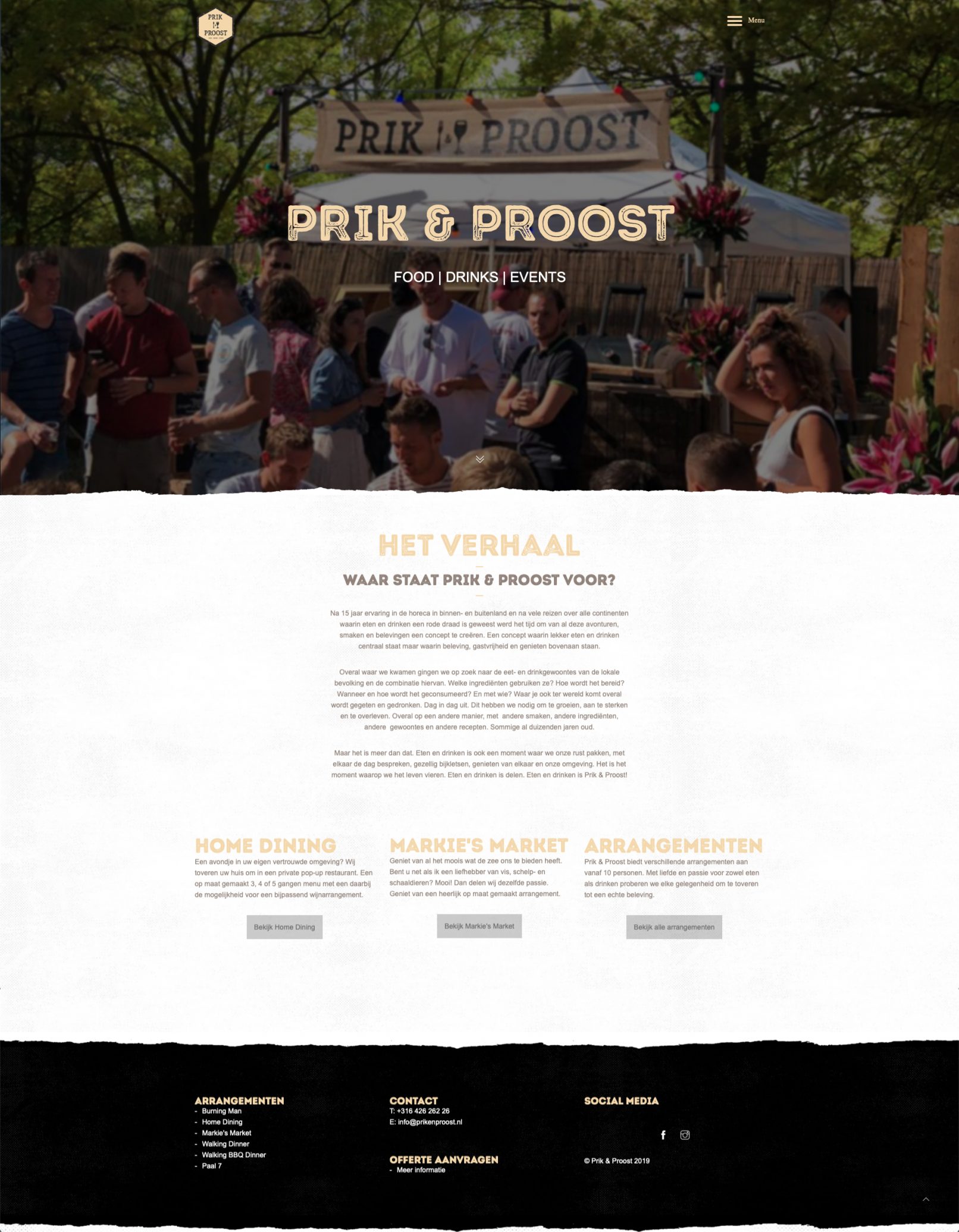 Homepage Prik & Proost